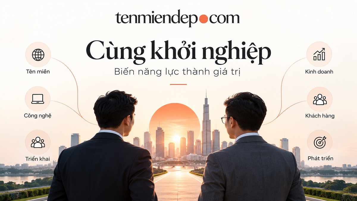 Bạn Giỏi Kinh Doanh? Hãy Cùng Tenmiendep.com Khởi Nghiệp